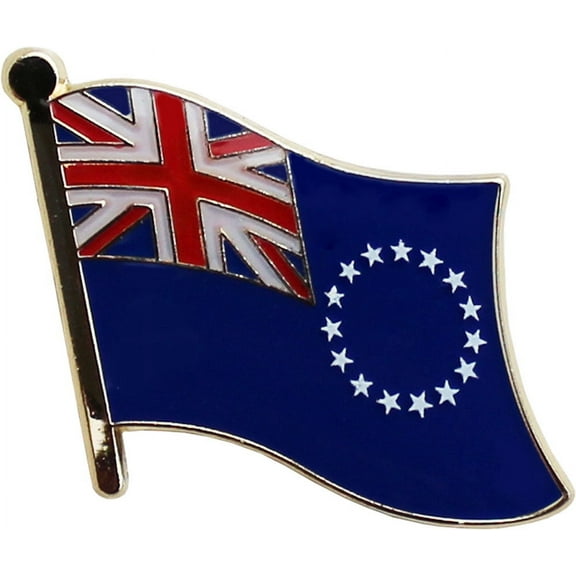 Cook Islands Flag Lapel Pin