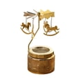 thumbnail image 2 of Elegante candelabro giratorio, portavelas, adorno para decoración de festivales, fiestas y restaurantes. Caballo, 2 of 9