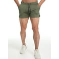 thumbnail image 4 of Hood Crew Men's Workout Shorts Fitness Runing Gym Traning Shorts with Pockets Armygreen XL, 4 of 8