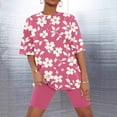 thumbnail image 2 of Birdeem Ensembles de Pyjama pour Femmes 2 Pcs Haut à Manches Courtes en Laitue et Shorts Ensemble de Pyjama 2 Pcs, 2 of 12
