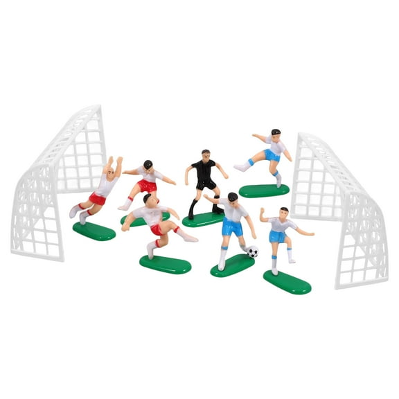 CTIRCHIU Sports Cake Decoration Set Made with ABS Material, Ideal for Soccer Fans, Parties, and Special Celebrations