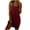 Wine, variant on Nightgowns for Women Sleepwear Adjustable Spaghetti Strap Scoop Neck Pajamas Comfy Sleep Shirt Dress Summer
