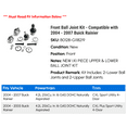thumbnail image 2 of Front Ball Joint Kit - Compatible with 2004 - 2007 Buick Rainier 2005 2006, 2 of 2