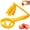 Yellow, variant on Grape Cutter Slicer, 2026 New Grape Cutter Tool, Tomato Strawberry Cutters Quarter Slicer Tool Into 4 Pieces For Vegetable Fruit Salad Cake Decoration, Kitchen Gadget
