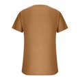 thumbnail image 5 of Homenesgenics Mens Shirts Men Tops T Shirts for Man Men's Summer Solid Round Neck Short Sleeved Knitted T-Shirt Bronze XXL, 5 of 6