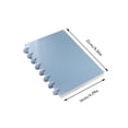 thumbnail image 3 of Plain Color Button Fastened A5 Ring Notebook, Reusable Ring Binder Journal, School Office Meeting Planner, Multi Color Cover, Removable Pages For Easy Organizing, Durable Everyday Use, 3 of 6