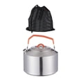 thumbnail image 1 of Hervidor de agua para acampar agua hirviendo Tetera portátil para campamento Utensilios de Cocina 1.6L kusrkot Hervidor al aire libre, 1 of 8