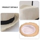 thumbnail image 3 of 56-58 cm circunferencia del sombrero hombres y mujeres sombrero de copa con borde de hierba roto sombrero de verano protector solar sombrero para el sol transpirable sombrero de jazz, 3 of 5