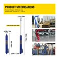 thumbnail image 2 of Hydraulic Long Jack 3 Tons/4 Tons Capacity With Single Piston Pump And Clevis Base Manual Cherry Picker W/Handle ,Easy to Use, 2 of 7