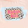 thumbnail image 3 of T-shirt à Manches Courtes Col Rond Imprimé Lettres avec Bottes Pantalon Évasé Imprimé pour Petite Fille, 3 of 6