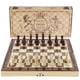 thumbnail image 1 of Juego de ajedrez Amerous plegable de madera con piezas magnéticas de 30 x 30 cm, 1 of 8