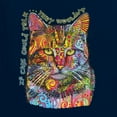 thumbnail image 2 of Dean Russo If Cats Could Talk Cat Lover Unisex Crewneck Graphic Sweatshirt, Navy, X-Large, 2 of 6