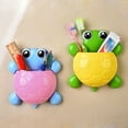 thumbnail image 4 of SDFGTstore Cute Cartoon for Turtle Toothbrush Holder Suction Cup Wall Mount Toothpaste Pencil Pen Container Travel Storage Organize, 4 of 12