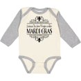thumbnail image 3 of Inktastic Laissez Les Bon Temps Rouler Mardi Gras Boys or Girls Long Sleeve Baby Bodysuit, 3 of 5