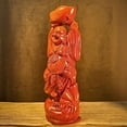 thumbnail image 4 of Rosewood carved Maitreya Buddha with ingot base, ebony solid wood large-bellied Maitreya Buddha home decoration, opening gift., 4 of 4