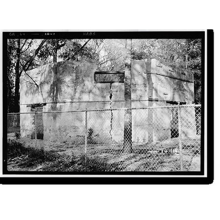Historic Print, Santo Domingo Mission (Ruins), Near Altamaha Canal (River), Broadfield vicinity, Glynn County, GA, 16" x 20"