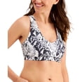 thumbnail image 1 of Ideology Womens Performance Snake-Embossed Low Impact Sports Bra, 1 of 1