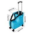 thumbnail image 4 of Portable Ride-On Suitcase Rolling Luggage Suitcase Travel Trolley Case For Kids, 4 of 12