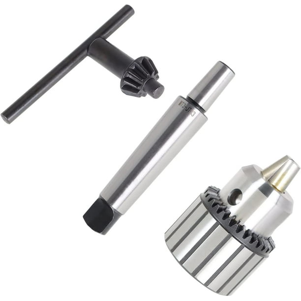 EPOTOOR MT3JT33 Super Heavy Duty Drill Chuck, 1/8" 5/8" Triple Grip