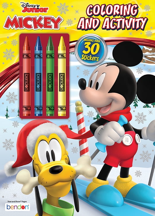 Download Mickey Color Activity Book with Crayons - Walmart.com ...