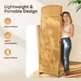 thumbnail image 5 of Jostyle Room Divider 6ft. Tall Extra Wide Privacy Screen, Folding Privacy Screens Freestanding Nature, 5 of 15