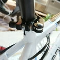 thumbnail image 4 of Visland Black Bike Seat Clamp Rustproof Corrosion Resistant Reusable Quick Release Bike Seat Clamp Pipe Clamp Locking Screws, 4 of 8