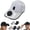 Light Gray, variant on Solar Fan Hat, Solar Rechargeable Peak Cap, Cooling Hats for Hot Weather, 3-Speed Quiet Fan