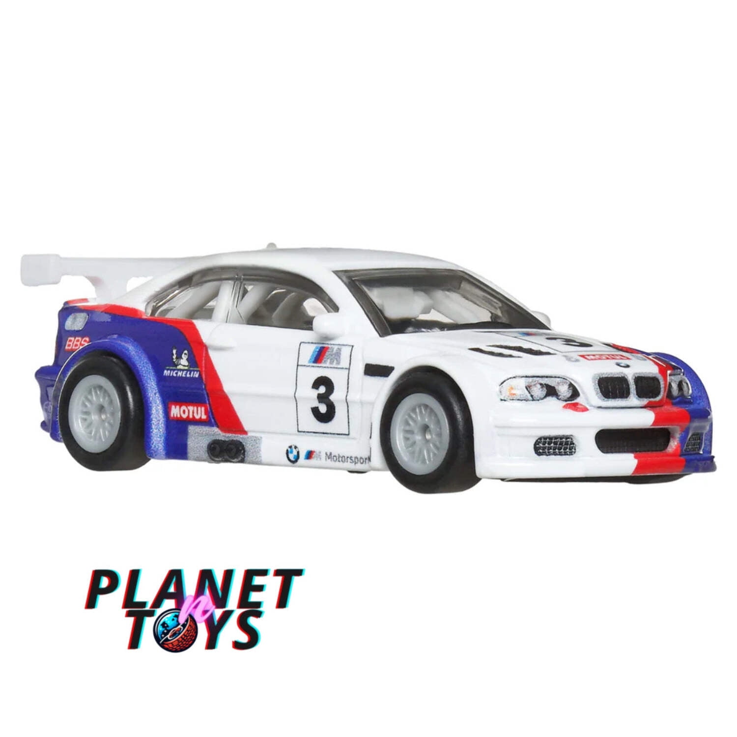 BMW 320 Group 5 #12 White with Stripes and 2001 BMW M3 GTR #3 White w/Stripes "Car Culture" Set Diecast Model Cars by Hot Wheels