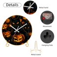 Cat Premium Round Wall Clocks with Printed Designs, Hooks, and Gold