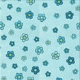 thumbnail image 1 of Ahgly Company Machine Washable Indoor Square Transitional Electric Blue Area Rugs, 5' Square, 1 of 7