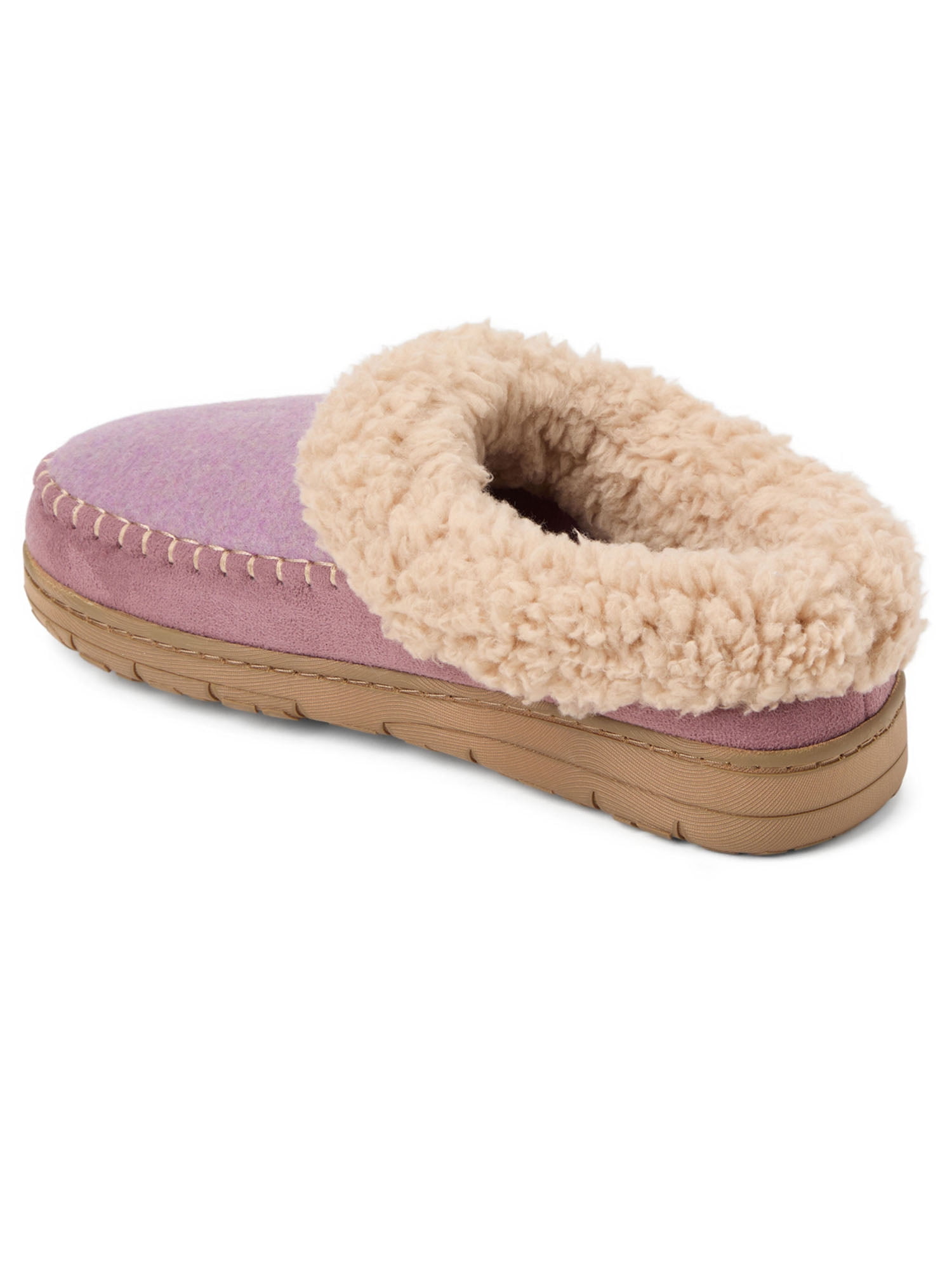 Dearfoams Cozy Comfort Women's Moc Toe Clog Slippers