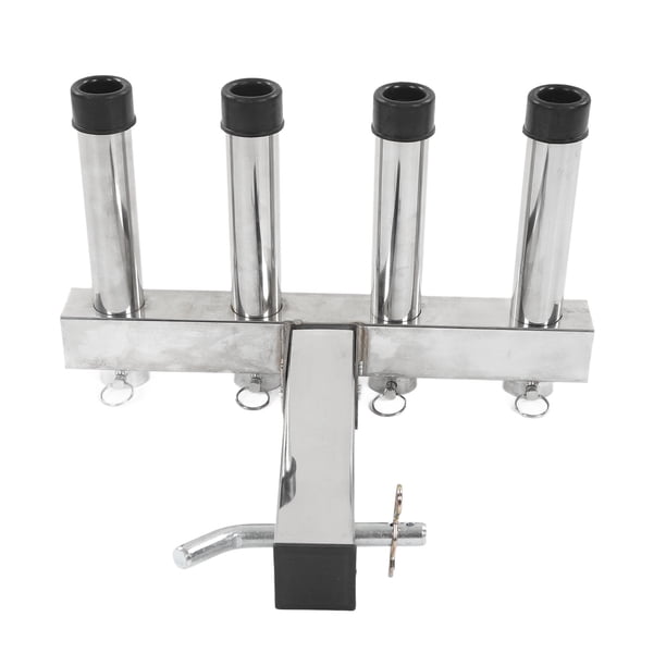 Soporte para caña de pescar con enganche de acero inoxidable para camión, pesca con enganche de acero inoxidable Soporte para caña de pescar con enganche de acero inoxidable Soporte para caña de pescar con enganche Funcionalidad versátil