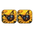 thumbnail image 7 of Windshield Sun Shade, Butterfly On Sunflower Foldable Car Sun Shade Windshield for Front, 2 Pieces, 7 of 7