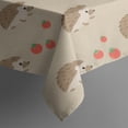 thumbnail image 5 of Cute Hedgehog Pattern Square Tablecloth,Waterproof Square Table Cover,Wipeable Spillproof Washable Table Cover for Home Kitchen Party Decor 42"X42"(107x107cm), 5 of 6