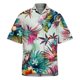 thumbnail image 1 of Camisas Para Hombre Slim Fit Camisa de manga corta con estampado digital 3d de ocio de tendencia de moda de playa de turismo de vacaciones de verano para hombres (White, A), 1 of 3