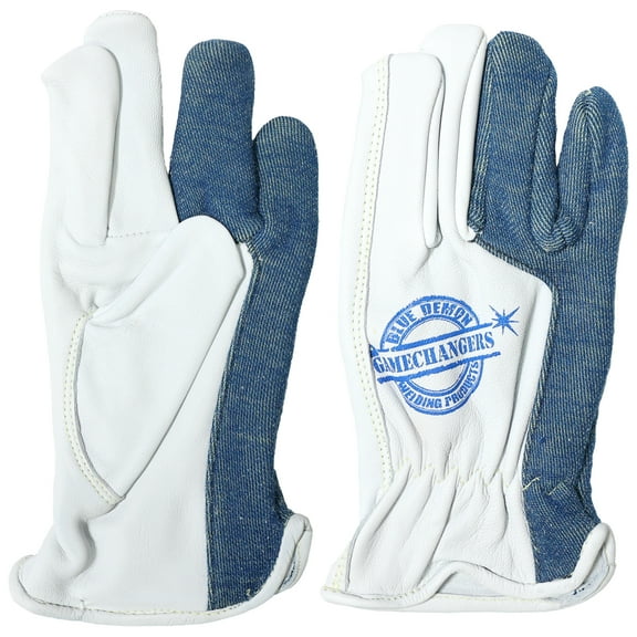 Blue Demon Gamechangers Shorties Welding Gloves, Large