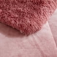 thumbnail image 2 of Wajade Ombre Shaggy Duvet Cover Comforter Cover Set Fluffy Fuzzy Faux Fur Bedding Set ,No Fill(1 Duvet Cover + 2 Pillow Shams, Blush Pink Ombre, Full Size), 2 of 6