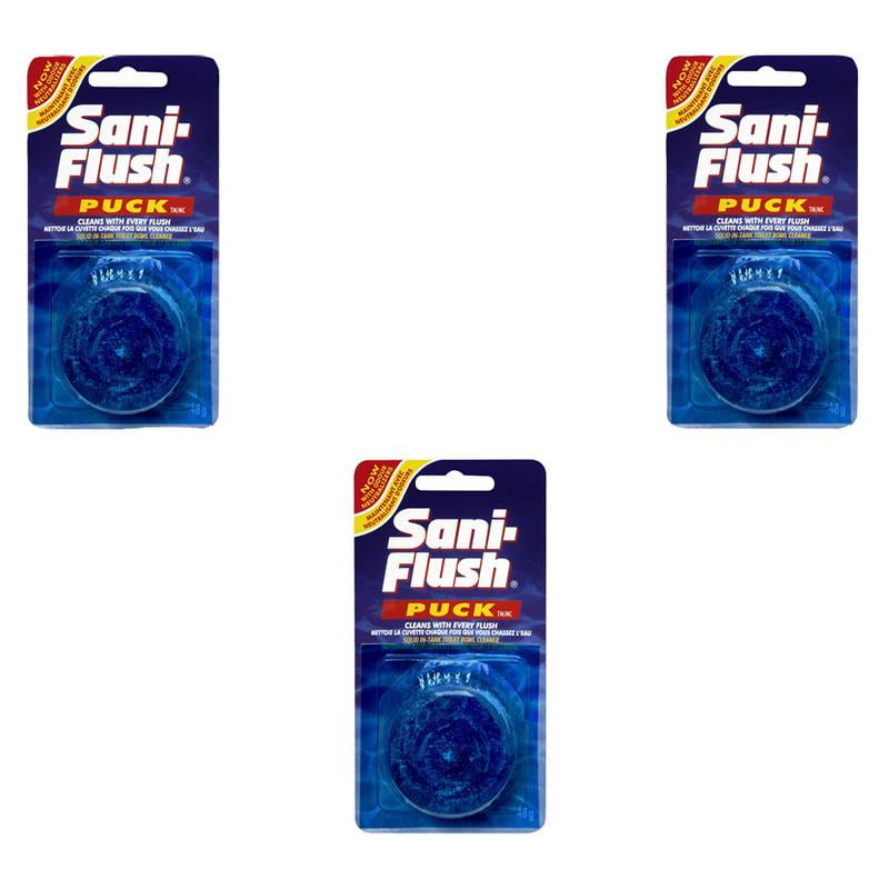 SANI-FLUSH: Toilet Bowl Puck 48g 3 PACK SANI-FLUSH: Toilet Bowl Puck 48g 3 PACK