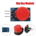 thumbnail image 1 of Big Key Module Push Button Switch Module Electronic Component With Hat High Level Output Electronic Switch Module, 1 of 6