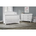 thumbnail image 4 of Oxford Baby Willowbrook 4-in-1 Convertible Crib, White, GREENGUARD Gold Certified, Wooden Crib, 4 of 15