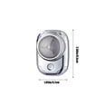 thumbnail image 3 of Rasoir de Voyage, Mini Rasoir Portable USB Rechargeable pour Hommes, Rasoir en Acier Inoxydable pour Rasage Humide et à Sec, Recharge Rapide, Compact, Tondeuse Personnelle, Argent, 3 of 6