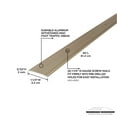 thumbnail image 3 of M-D Building Products 43872 1-1/4 In. X 36 In. Pewter Aluminum Seam Binder w/ Screw Nails, 3 of 8