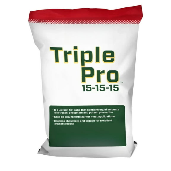 15-15-15 Multi-purpose Universal Triple-Function Lawn, Garden, Farm and Food Planting Area Fertilizer Keeps Plants Vigorous