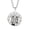Gemini, variant on Men's Stainless Steel Engraved Round Coin Zodiac Sign Constellations Pendant Necklace Creative Jewelry Libra