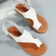 thumbnail image 5 of Amzcrzy Zapatos de mujer,Zapatos de mujer,Zapatillas de mujer, Sandalias chanclas transpirables de color sólido informales de moda de verano para mujer Sandalias Mujer Zapatillas De Casa, 5 of 6