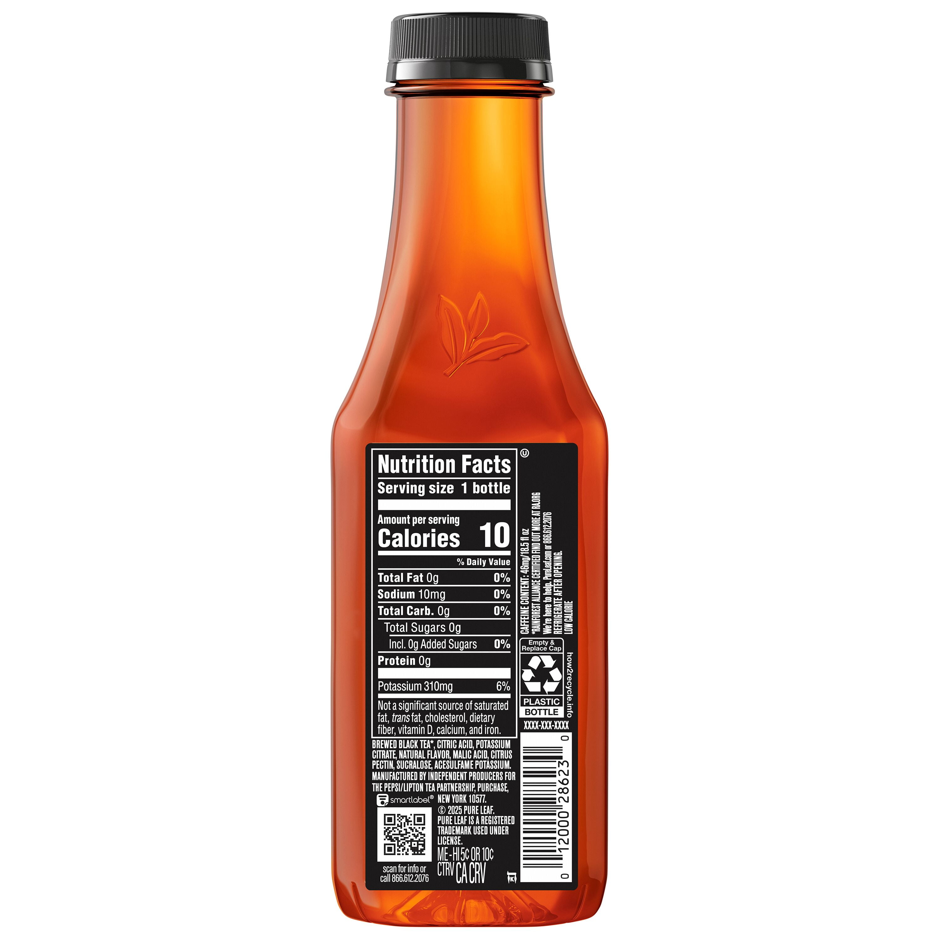 (2 pack) Pure Leaf Diet Lemon Real Brewed Iced Tea 18.5 oz Bottle