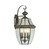 Livex Lighting Monterey 3 Light Outdoor Wall Lantern