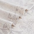 thumbnail image 7 of Curtainking Farmhouse Linen Valance Curtains for Kitchen Floral Rustic Rod Pocket Living Room Bedroom Small Window Valance 50x16 inch Grey on Beige, 7 of 7
