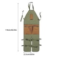 thumbnail image 2 of Destyer Polyester Apron Bib For Work Canvas Work Apron Apron Work Gear Adjustable For Canvas Apron With Apron Military Military green+khaki, 2 of 6