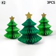 thumbnail image 3 of Bolas de nido de abeja para decoración navideña, adornos colgantes decorativos para fiestas, manualidades, adornos colgantes de papel para árbol de Navidad, 3 of 5